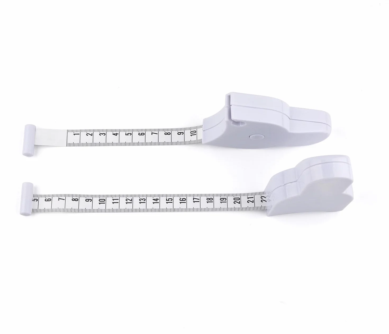 WINTAPE Mètre ruban 150 cm Blanc Rétractable