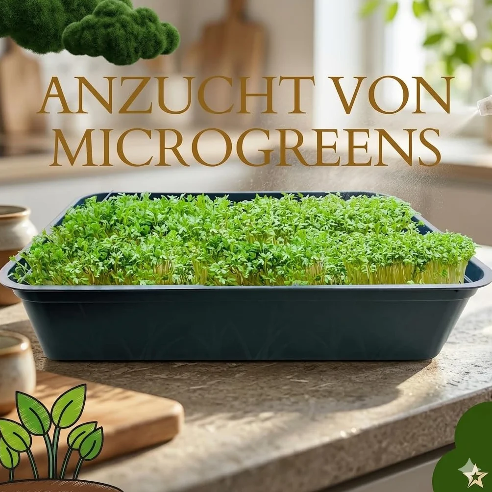 Bac stable sans trous au sol 38 x 28 x 8 cm – Bac à piquer pour plantes, jardin