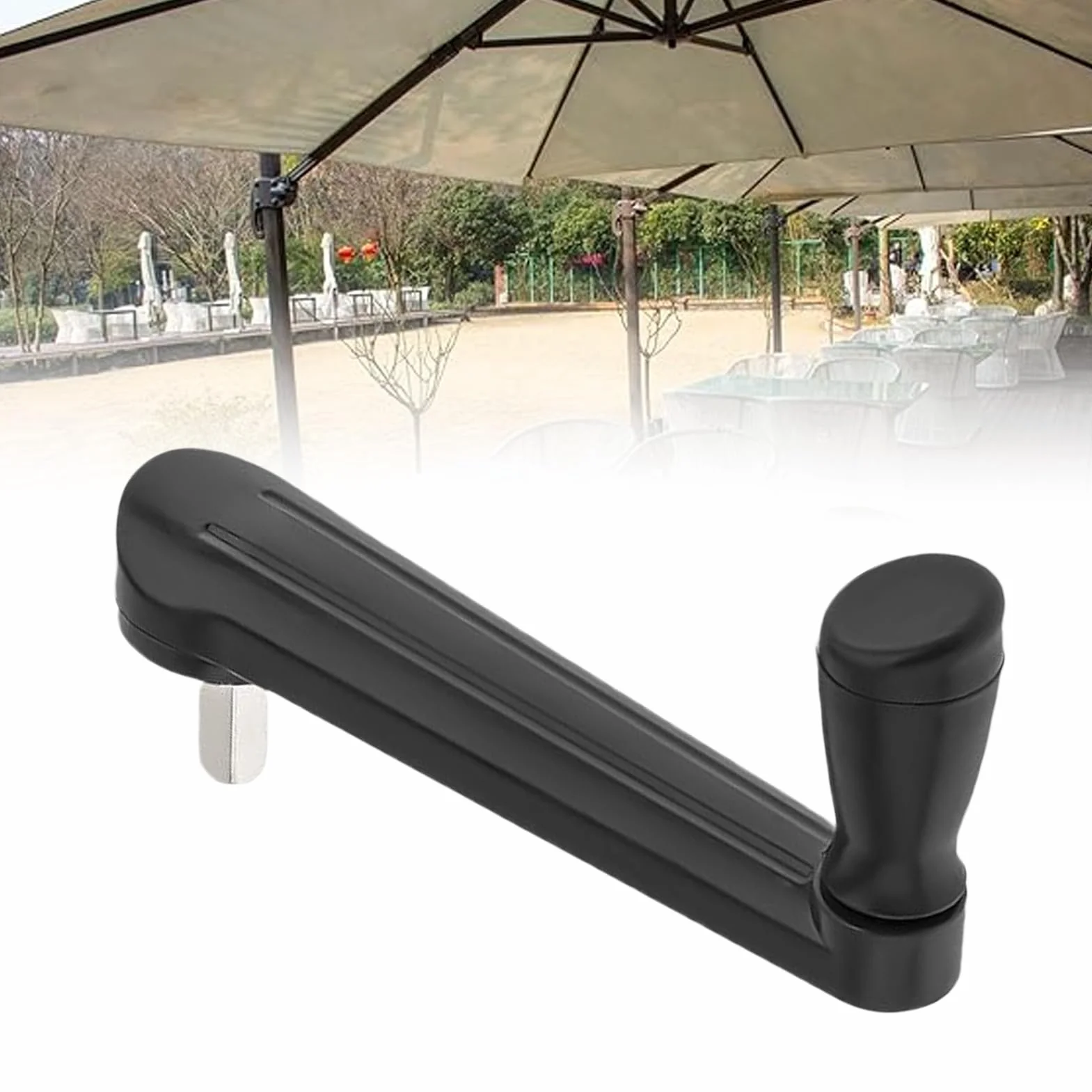 Pièces De Rechange Pour Parasol De Terrasse | Manette De Remplacement Pour Ombrelle Extérieure | Accessoires de Toile avec Manivelle Ergonomique pour Plage, Jardin, Parc et Terrasse