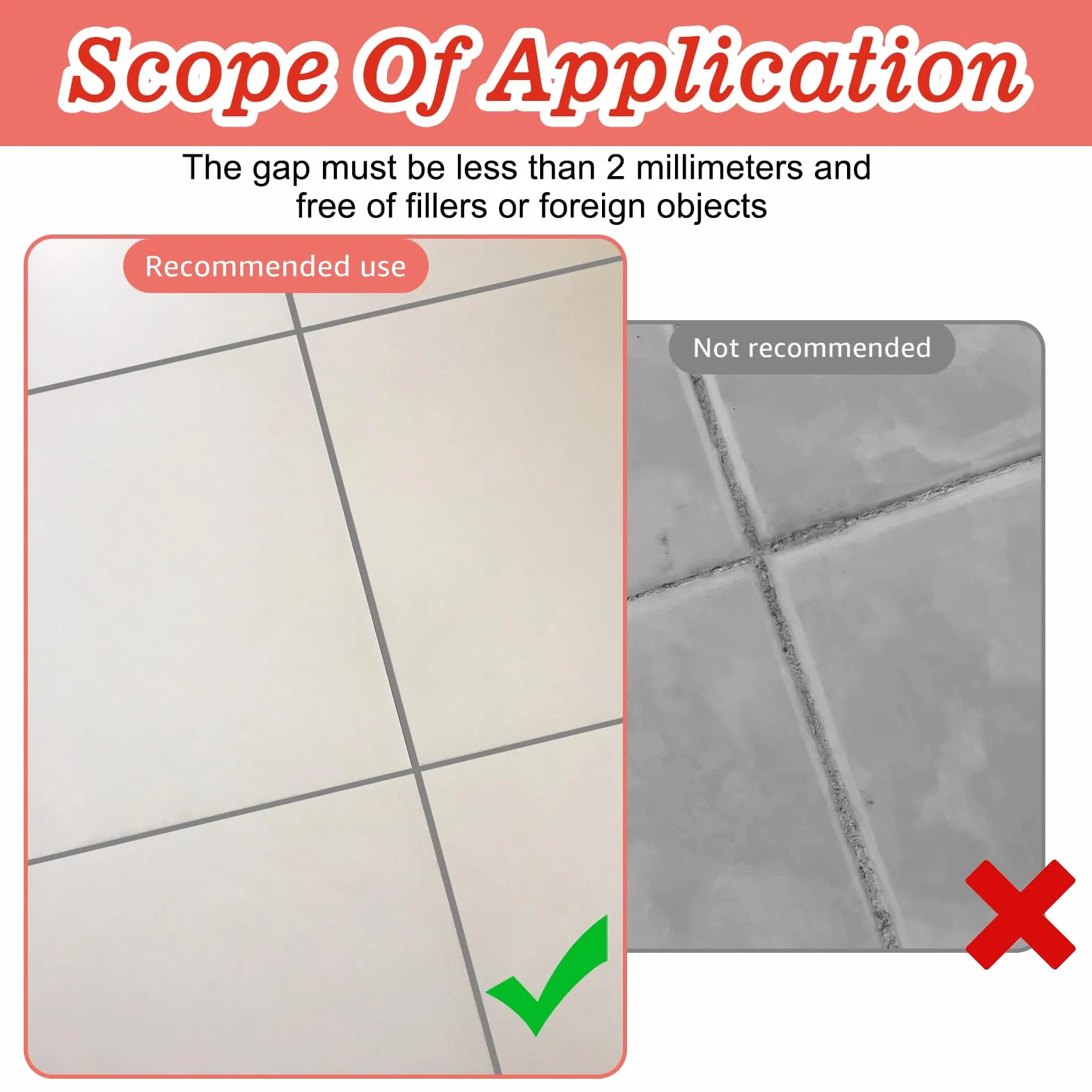 6 Pièces Stylo Joint Carrelage Gris Marqueur Joints Imperméable Grout Pen avec 6 Pointes de Rechange Rénovateur Coulis Facile à Appliquer Crayon à Coulis Réparation pour Cuisine Salle Bain Murs