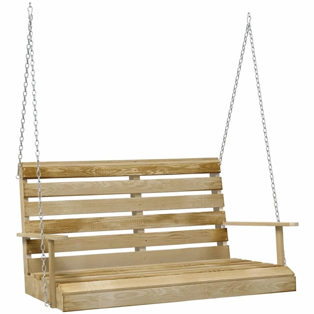 Balancelle 110 cm Bois de pin imprégné Brun 25KG