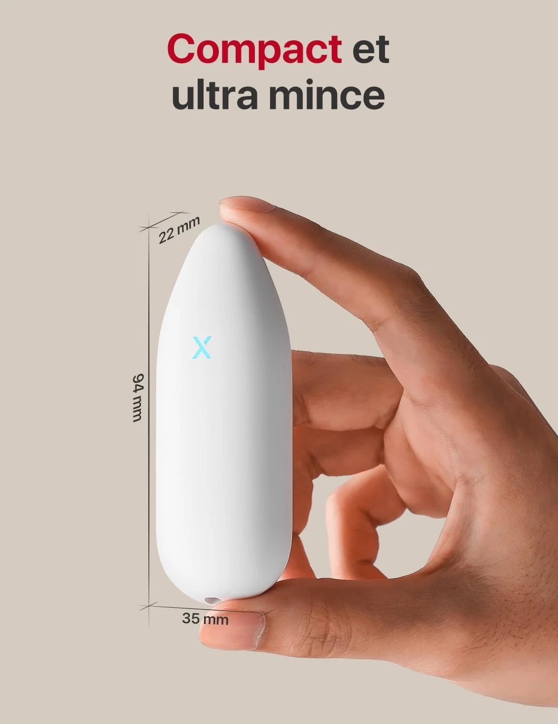 X-Sense STH55 Thermomètre Intérieur Connecté WiFi Hygromètre Haute Précision Suivi Température Humidité Alertes App Compatible Alexa