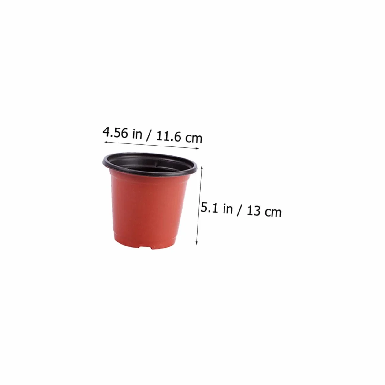 Abaodam 20 Pièces Pots de Fleurs Plastique pour Jardin