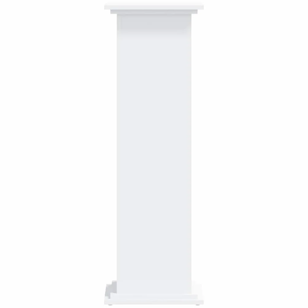 vidaXL Support pour Plantes Blanc 33x33x100 cm Bois d'ingénierie