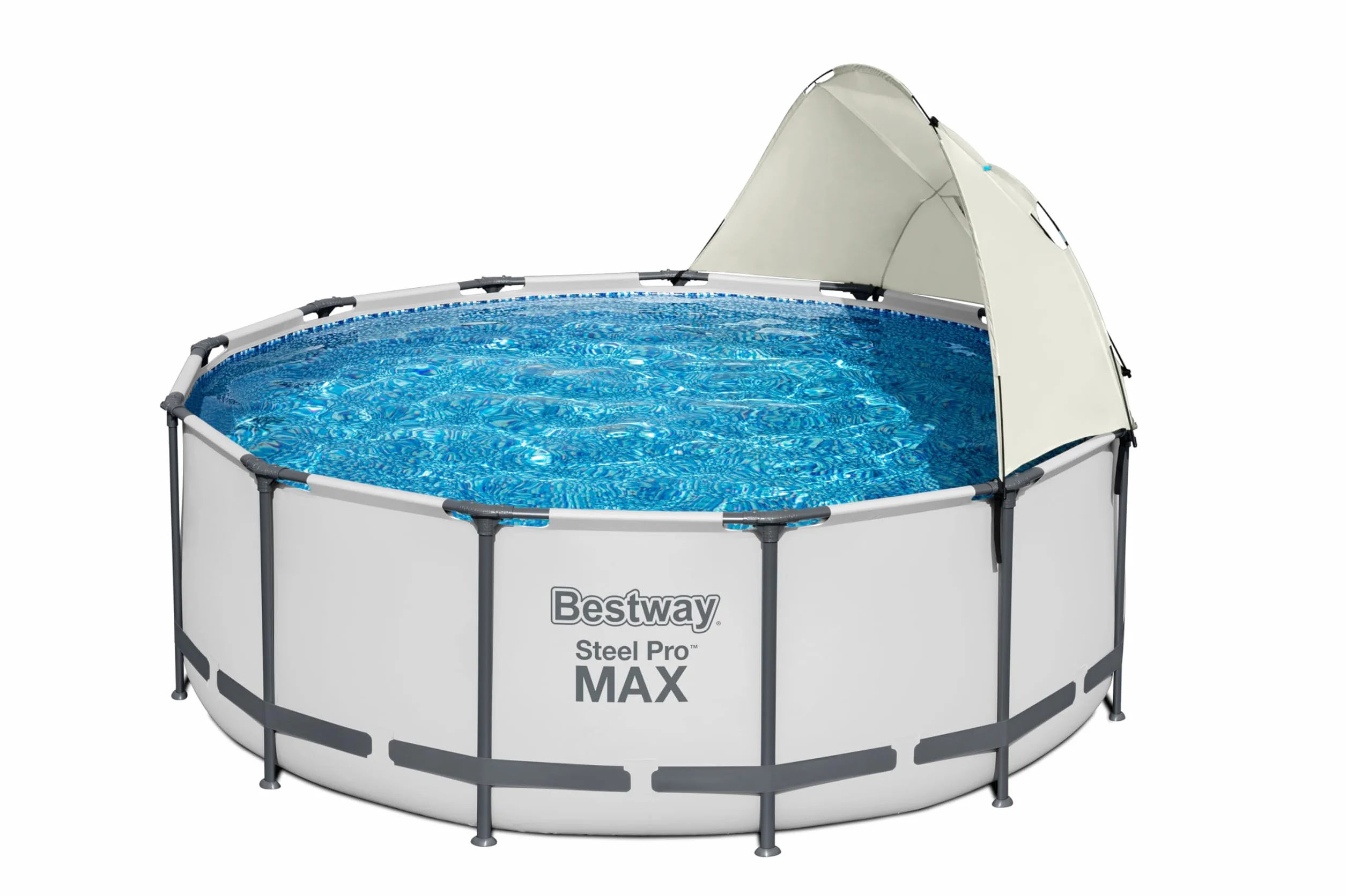 Auvent pour piscines tubulaires rondes 3,05-5,49m diamètre