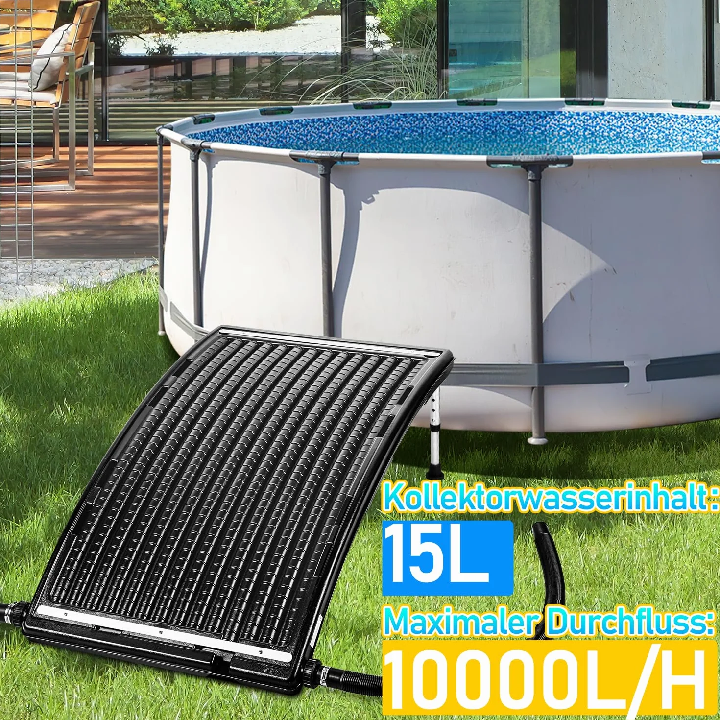 Chauffage Solaire pour Piscine 113 x 69 x 35 cm
