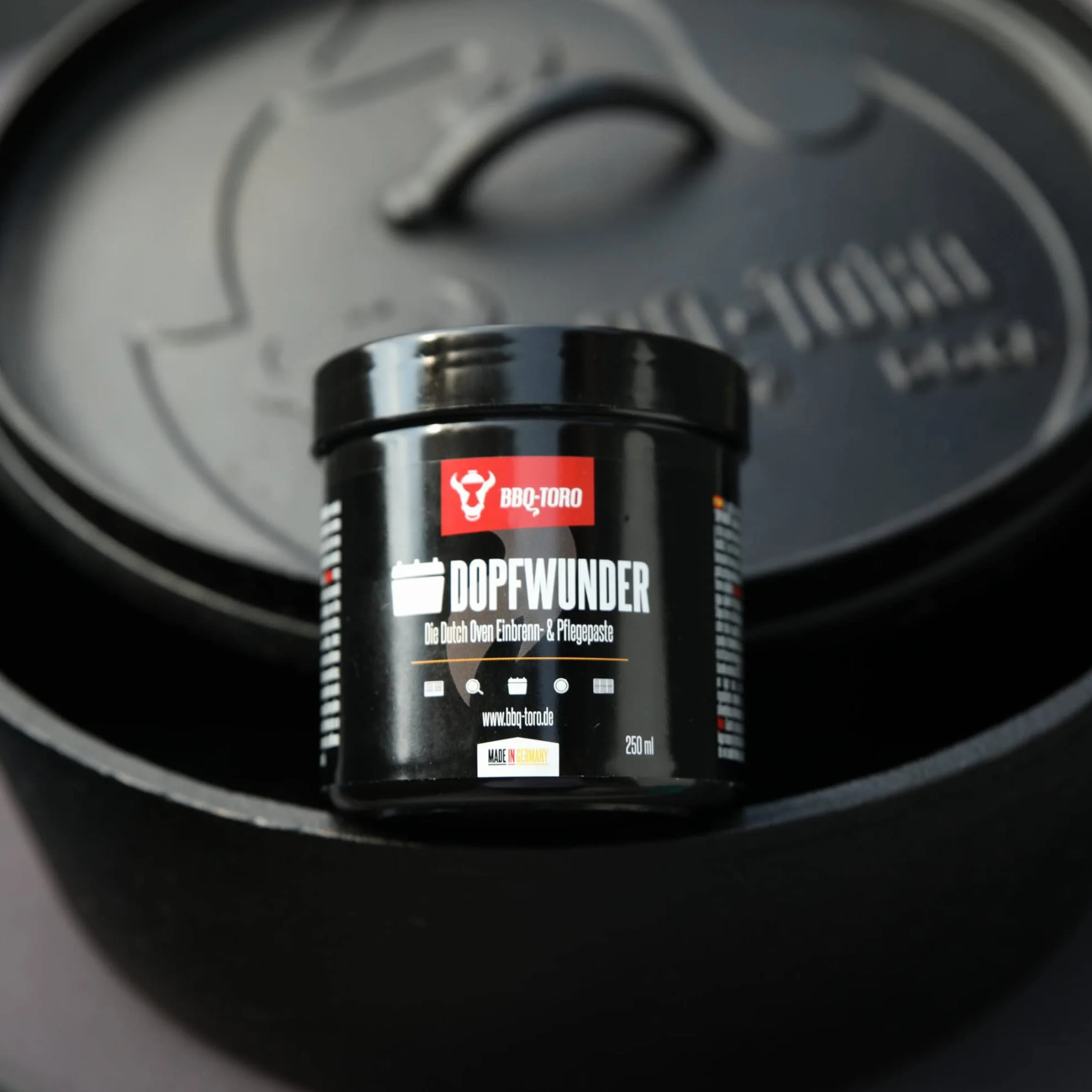BBQ-TORO Pâte de culottage et d’Entretien pour Four hollandais 250 ML