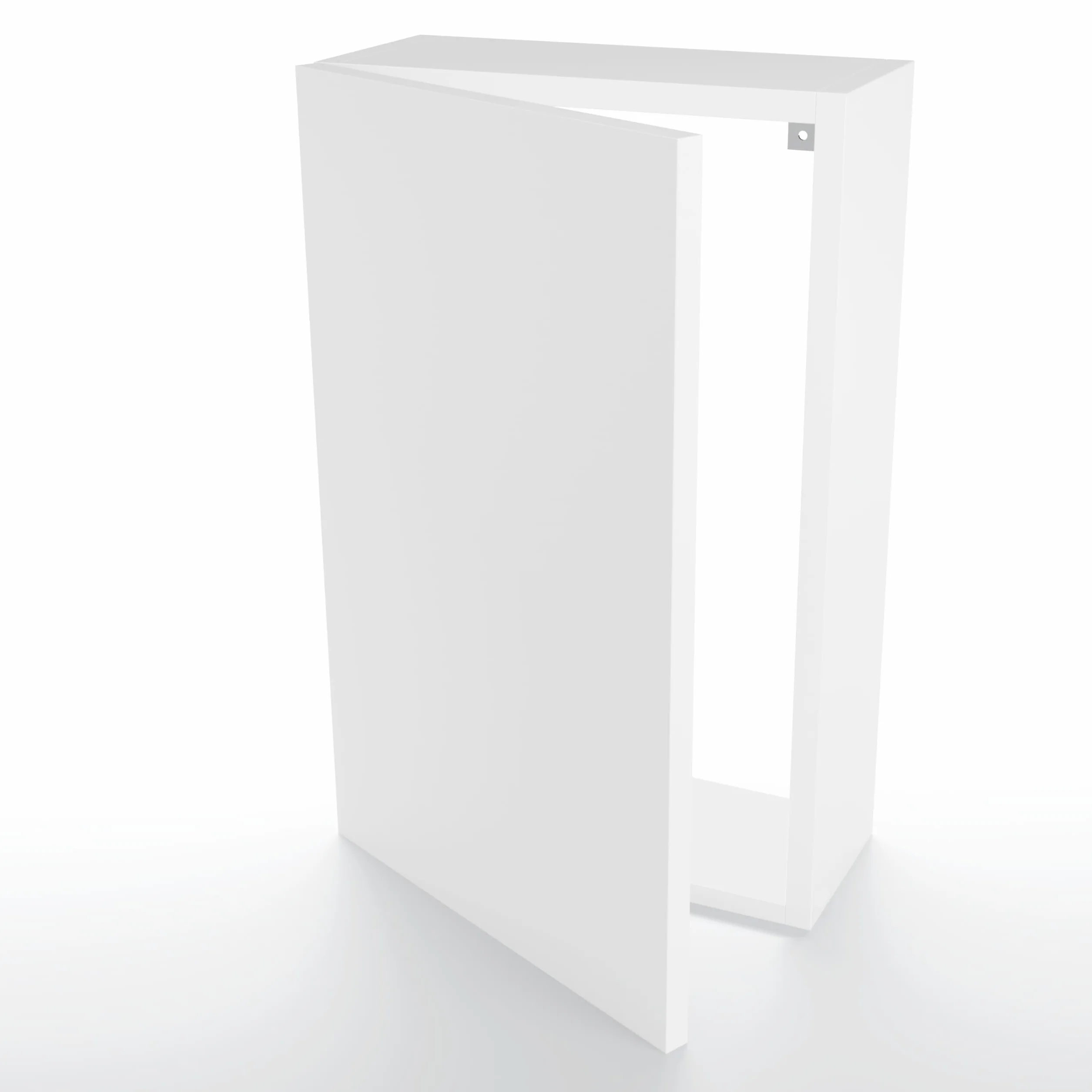 Générique Cache Tableau Électrique, Cache Compteur Électrique, Coffret d’Habillage Tableau Électrique – H 95 cm, L 35 cm, P 14 cm – Blanc