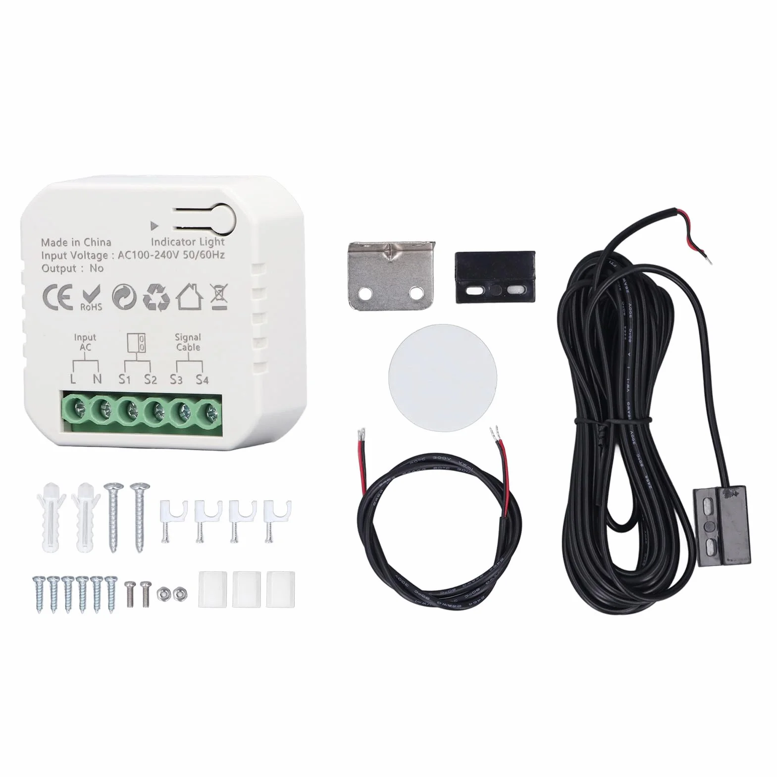 Kit d'ouverture de porte de garage, télécommande WiFi pour Tuya Zigbee 100 à 240 V
