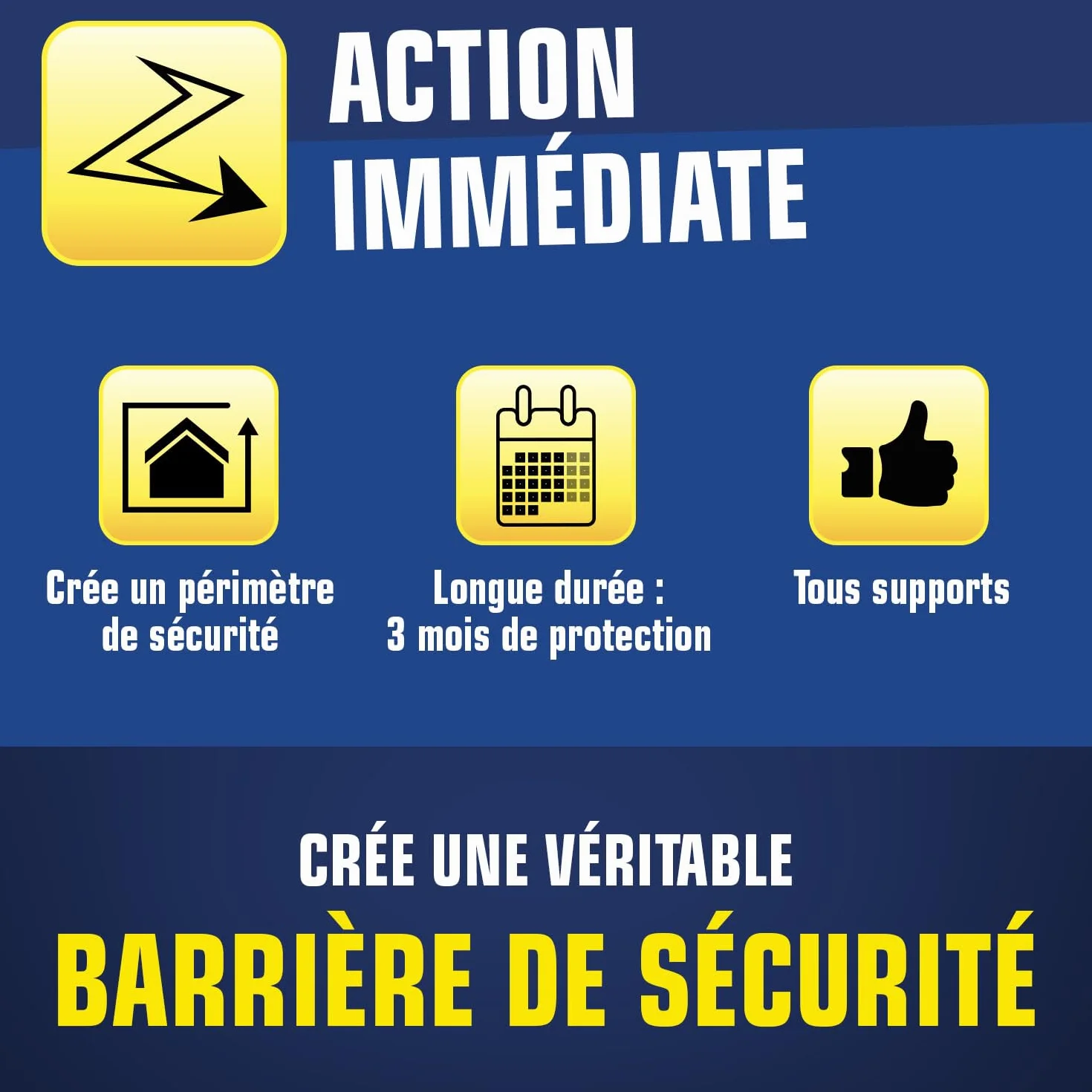 K.PRO Barrière Tous Insectes Volants et Rampants 1L - Effet Préventif et Curatif