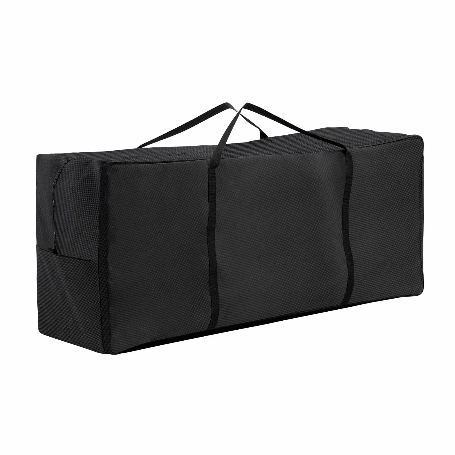 TurtleLife Sac de rangement pour coussins de jardin avec poignée de transport noir 116 x 35 x 51 cm