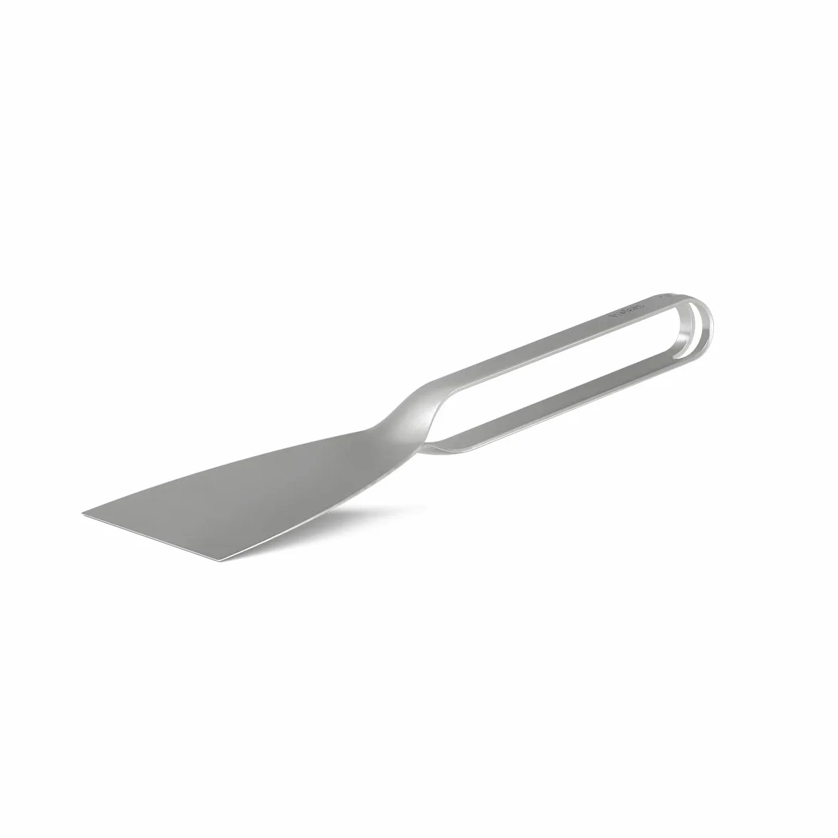höfats Spatule argentée – Spatule barbecue en acier inoxydable, coupe et mélange