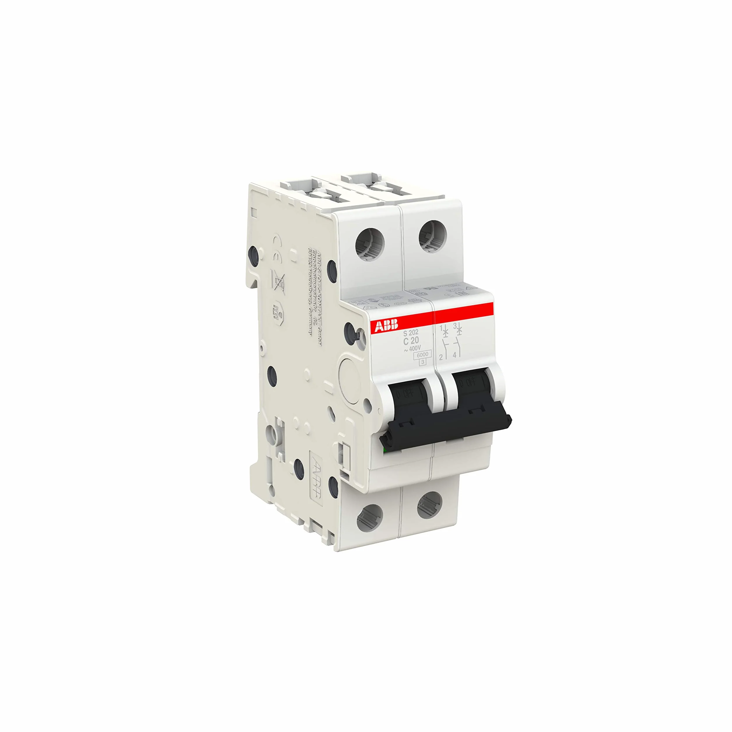 Abb 2CDs252001R0204 Coupe-Circuits Miniature Circuit Breaker Circuit Miniature Multicolore Métal Plastique