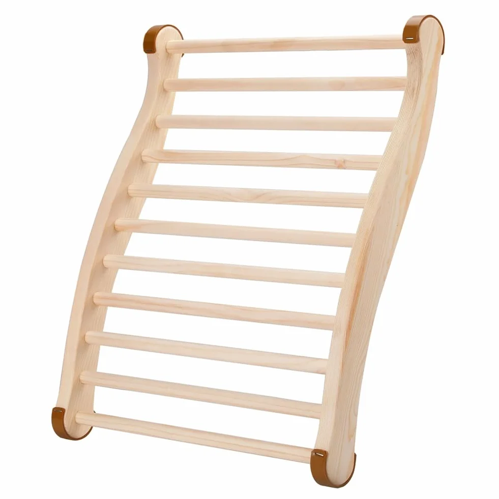Dossier de Sauna Ergonomique en Forme de S pour Récupération et Relaxation