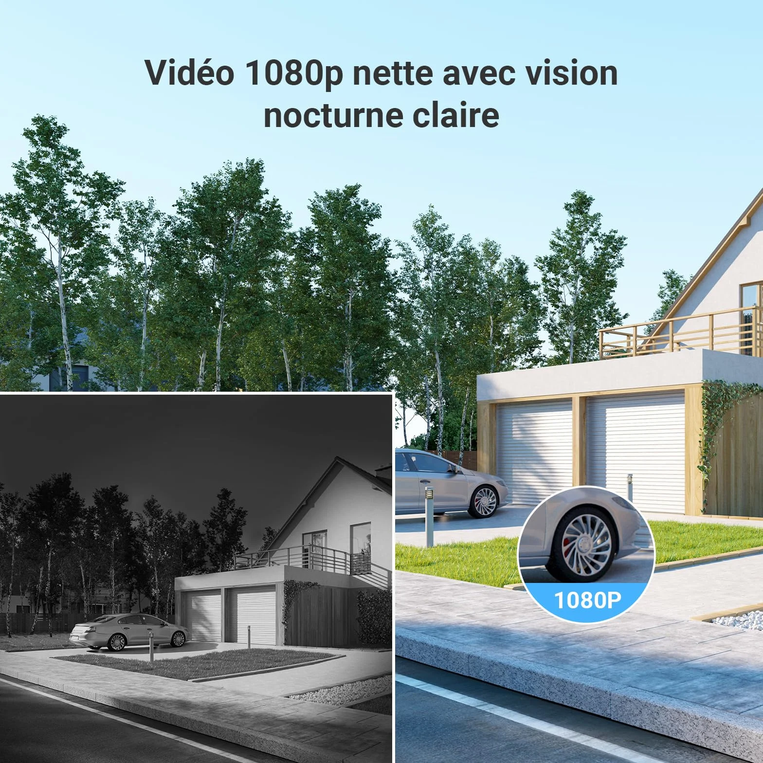 EZVIZ CP5 Visiophone connecté WiFi 1080P Moniteur Tactile 7" Portier vidéo 2 Fils Déverrouillage à Distance Audio Bidirectionnel Vision Nocturne