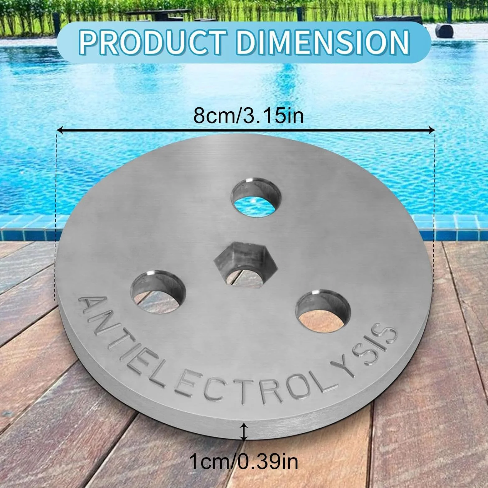 Poids pour panier de skimmer de piscine, stabilisateur durable, accessoire d'entretien