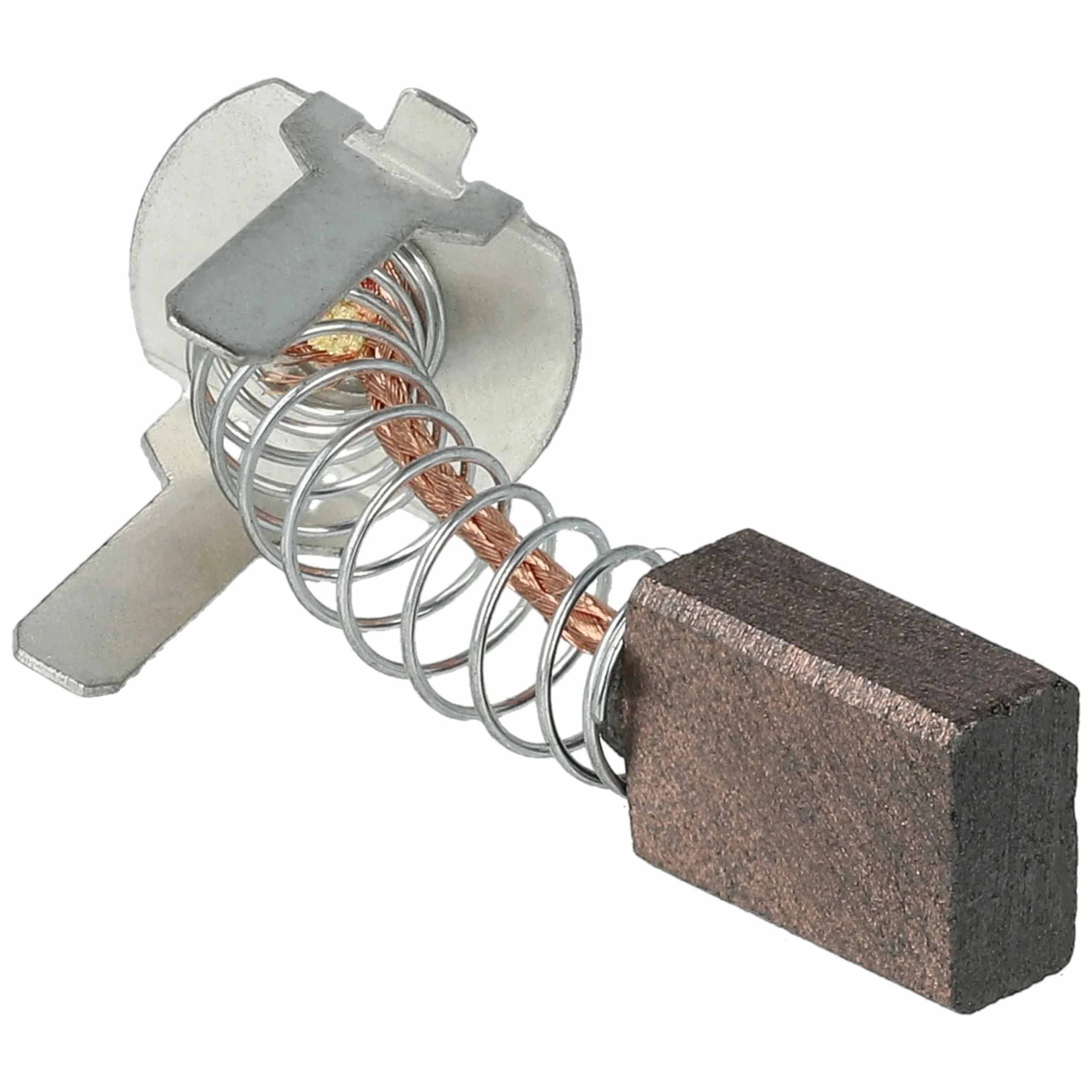vhbw 2x balais de charbon 4,4 x 7,9 x 11,2 mm compatible avec Bosch GSB 18V-21 3 601 JH1 100 outil électrique + ressort