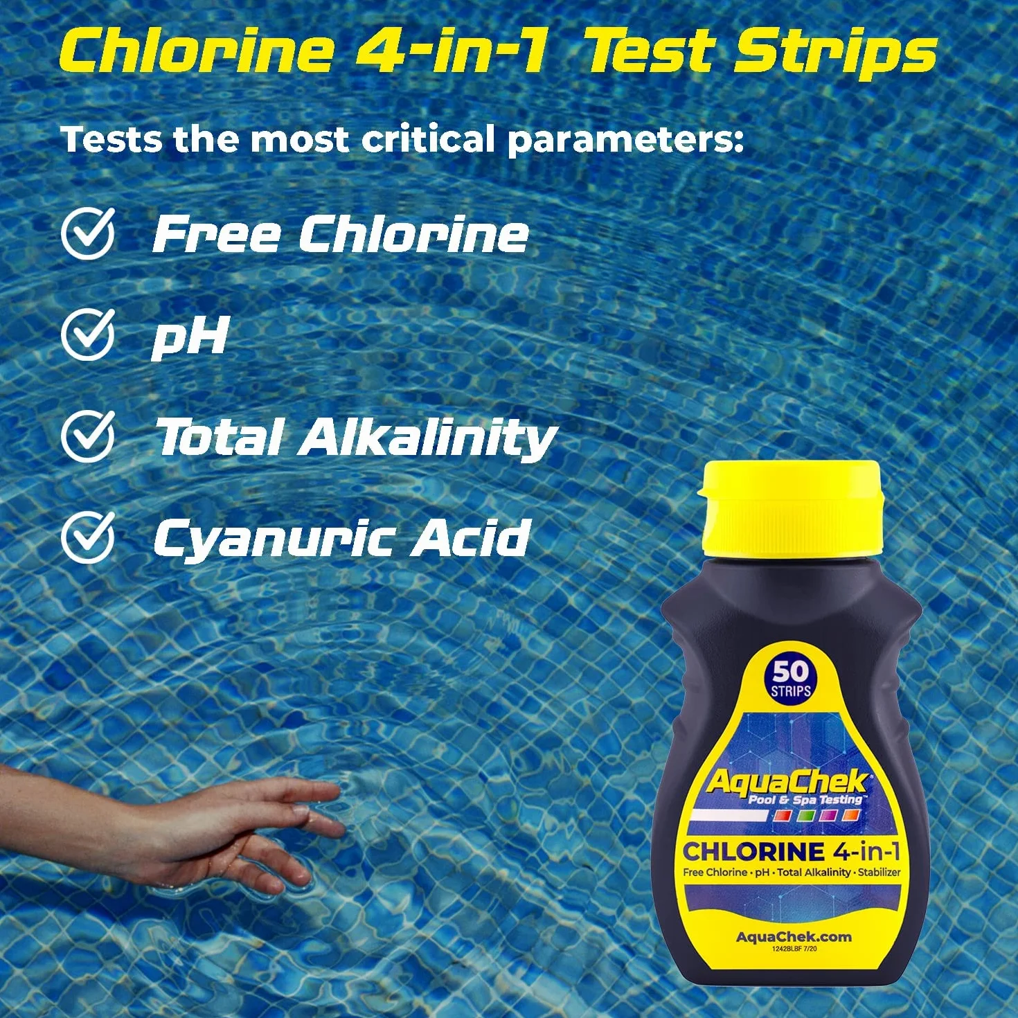 AQUACHEK 511244A Strip Test Piscine et Spa
