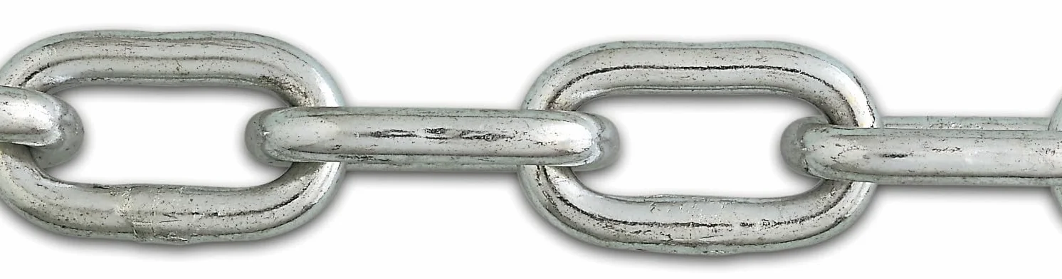 Chapuis - Chaîne Soudée Maille Courte - Acier Zingué - Charge de Travail Indicative 20 kg - Diamètre 2 mm - Bobine de 25 m - aux Normes de Qualité et Sécurité