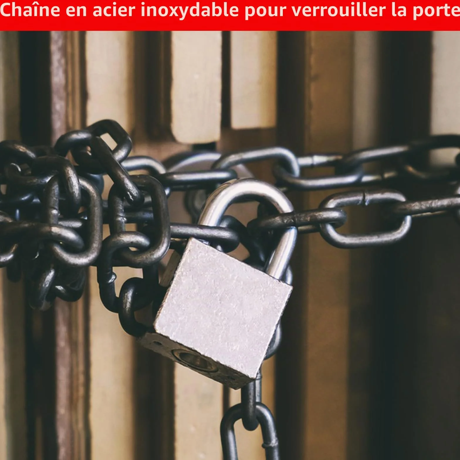 WOPPLXY Chaine Acier en Acier au Carbone, Chainette Metal 6 m φ6 mm, Chaîne de Clôture pour Chaises Hamacs, Clôtures, Hamacs (Noir)
