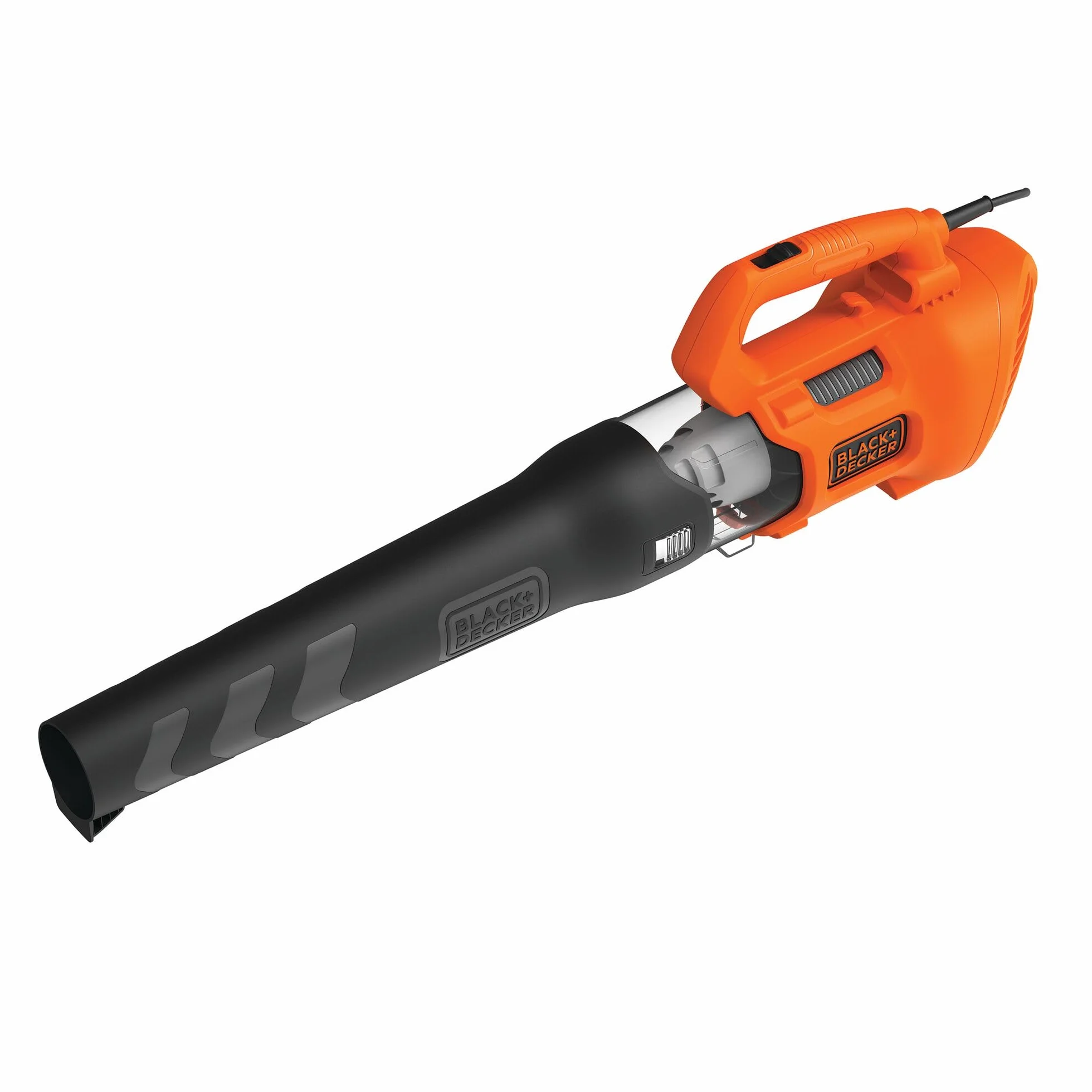 BLACK+DECKER Souffleur axial filaire 1850W 2 vitesses racloir intégré 12,75 m³/min 190 km/h BEBL185-QS