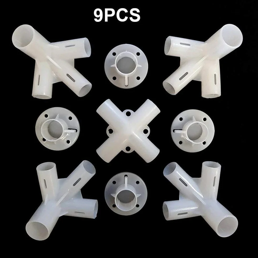 Connecteur d'angle pour Pieds de Tente auvent pavillon 3x3m - 9 pièces