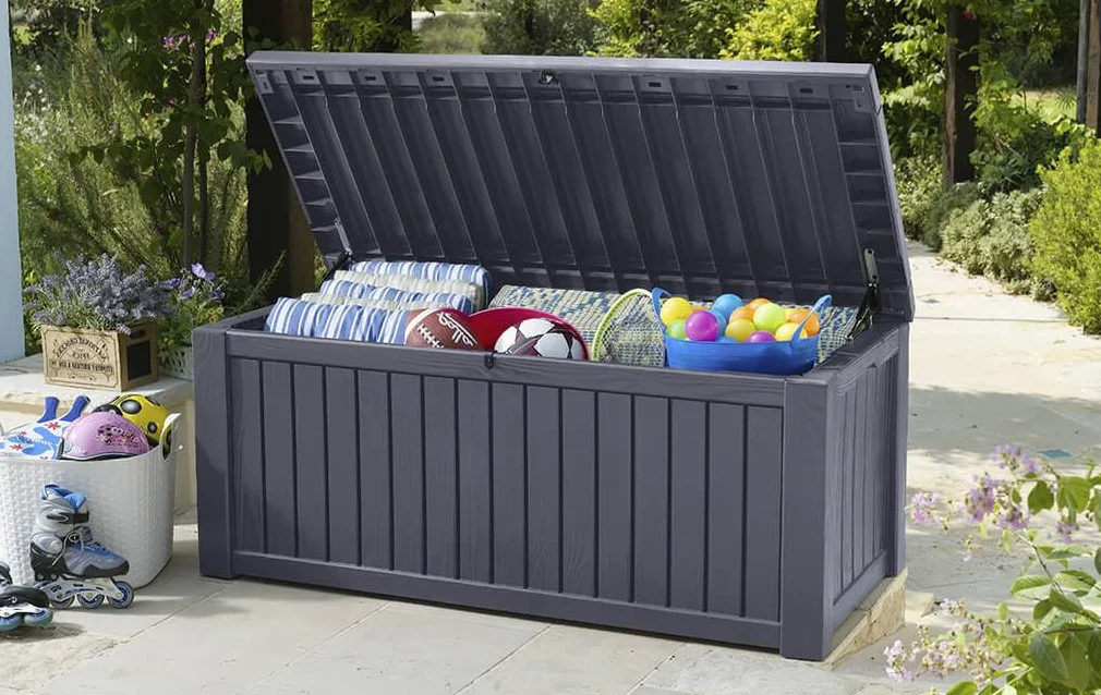KETER Coffre de rangement extérieur ROCKWOOD 570 litres