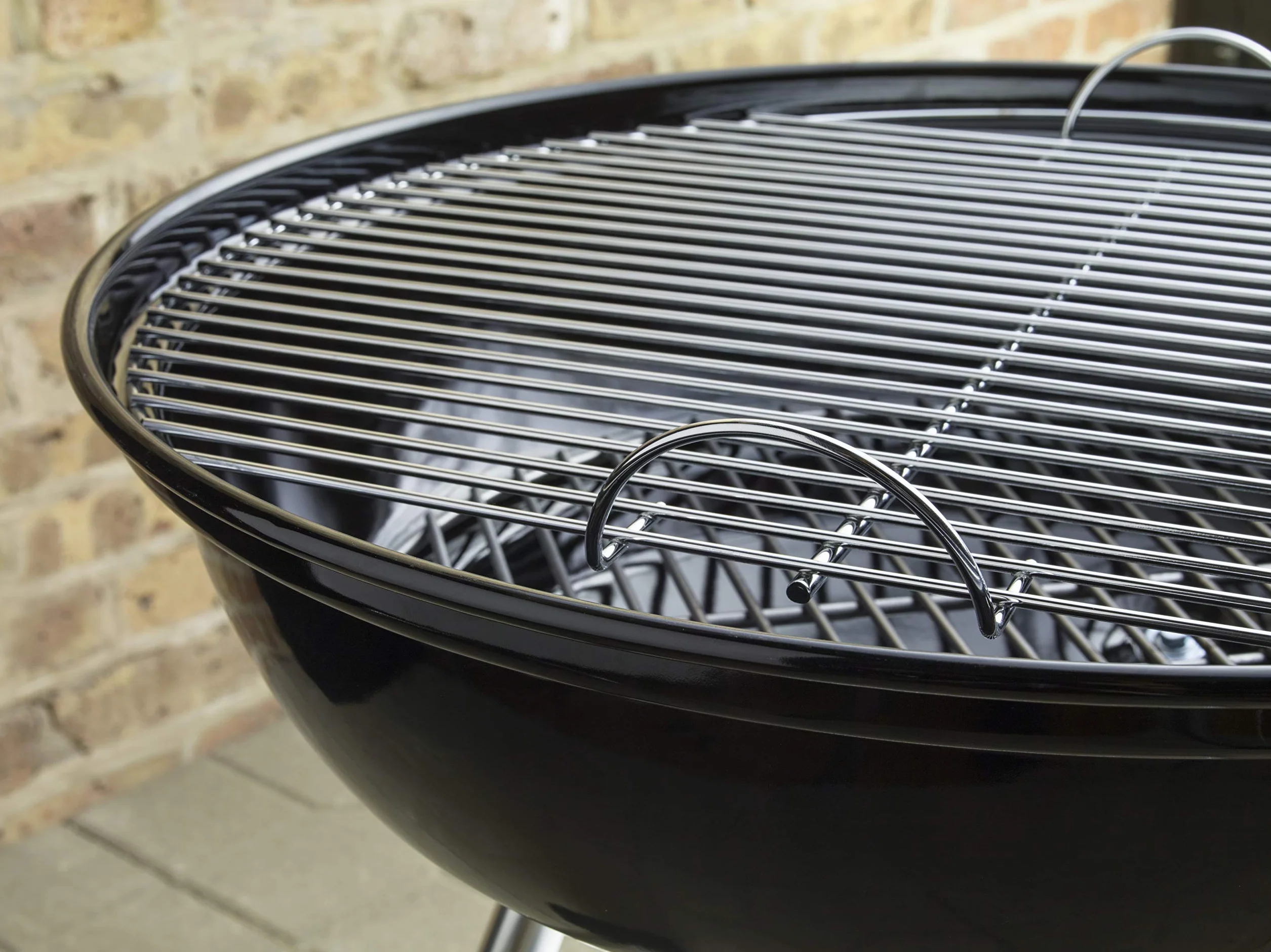 Weber Compact Kettle barbecue à charbon 47 cm, support et roues, noir