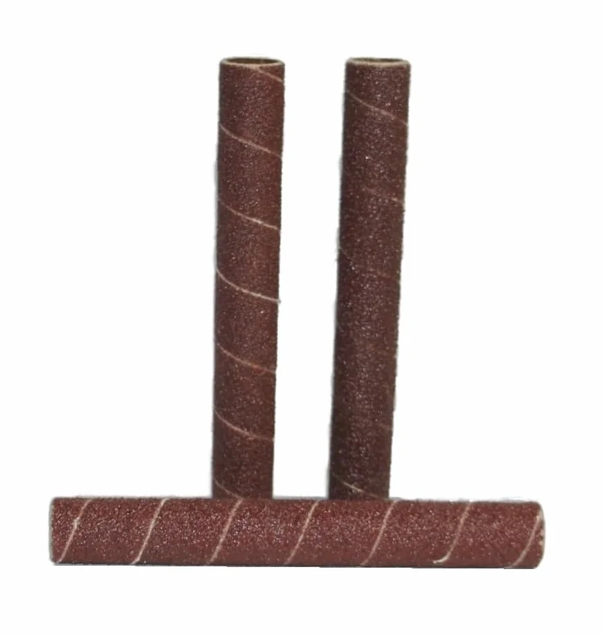 Güde Lot de 3 manchons abrasifs Ø 13, broche K 80 GSBSM 450 – Ponceuse à bande également compatible avec la ponceuse à broche SCHEPPACH OSM 100 & SCHEPPACH OSM600, Triton TSPS450 & BAMATO OBSM-900