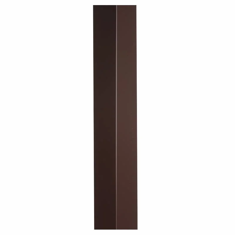 Cornière 90 ° Aluminium 1 mm Brun- 2ML - Extérieur 50 X 50 mm