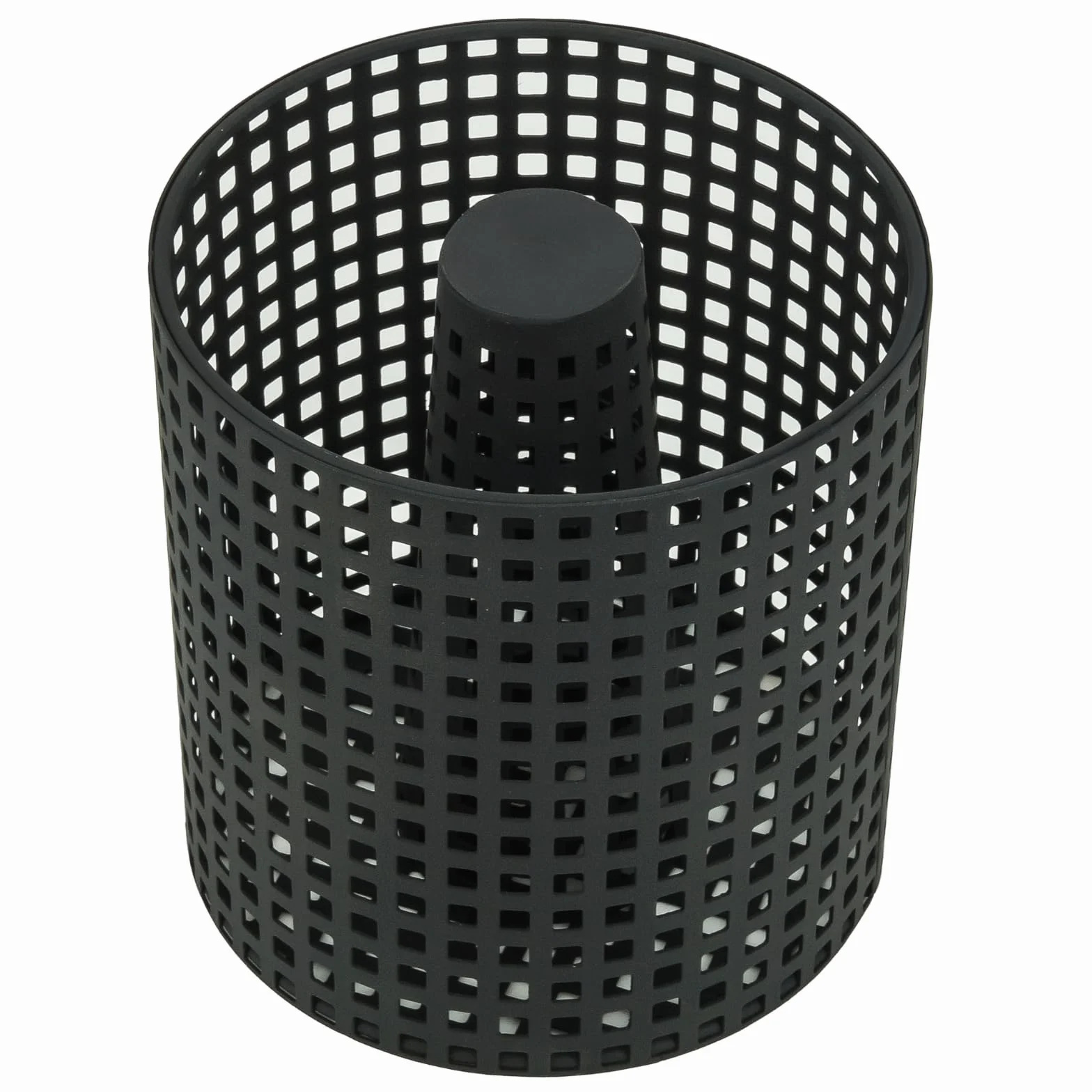 VALO Panier à pellets 17 x 18 cm Noir Acier Résistant au feu