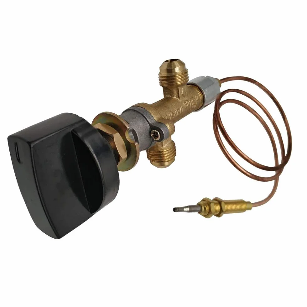 Meter Star Propane LPG Gas Fire Pit Safety Valve Flame Failure Device with Thermocouple and Knob