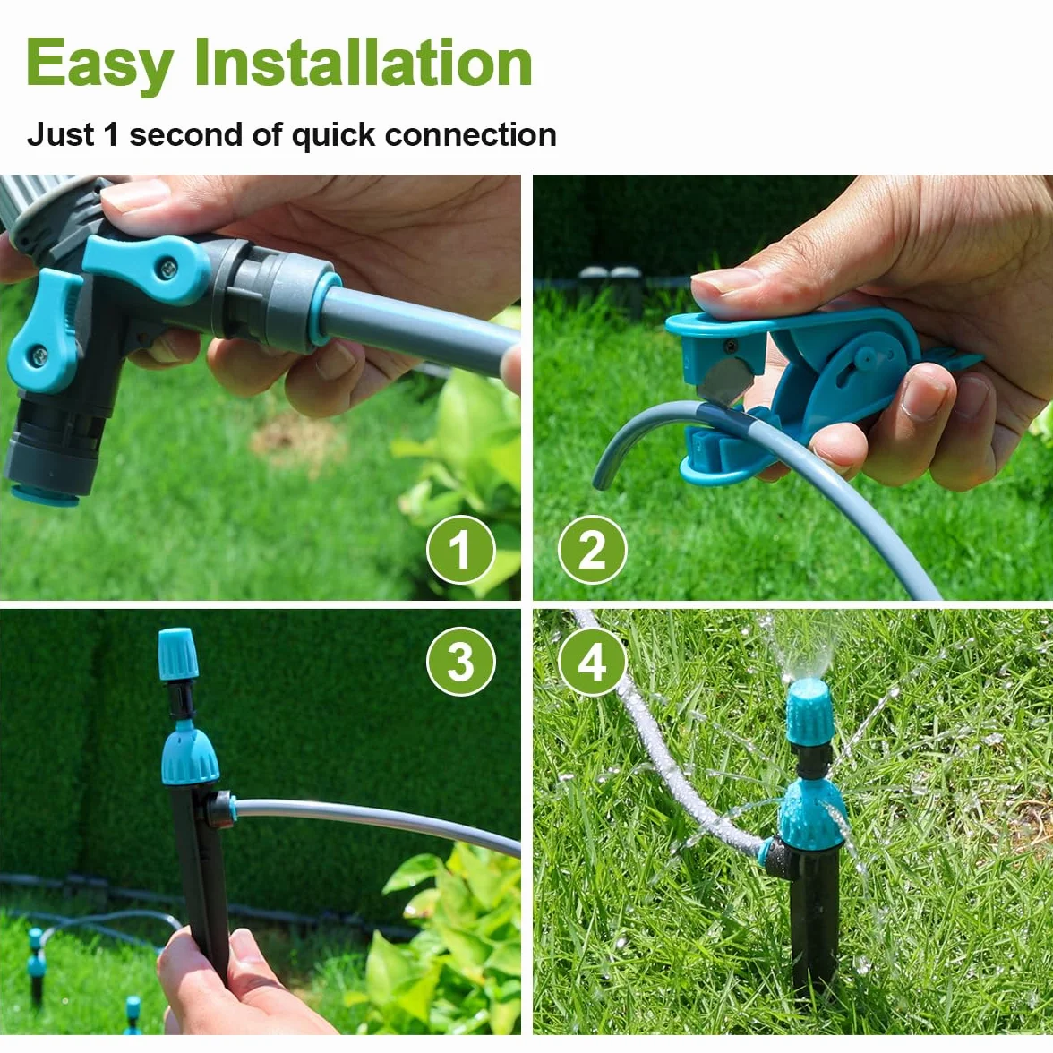 Kit d'irrigation goutte à goutte 30M Tuyau Jardin Arrosage Automatique