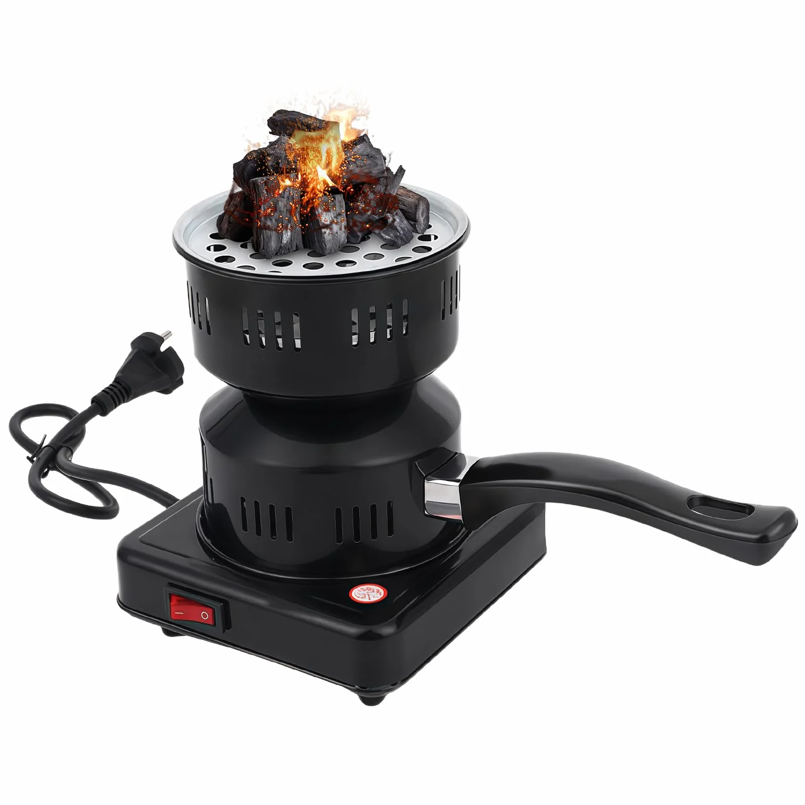 Allume-Charbon Électrique 500 W, Barbecue À Charbon, Brûleur À Charbon pour Cuisine et Camping