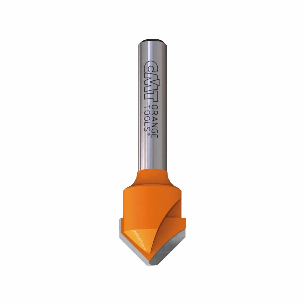 CMT 915.001.11 FRAISE À RAINURER EN "V" 90° S=8 D=18X7,4X60 DR POUR ALUCOBOND®