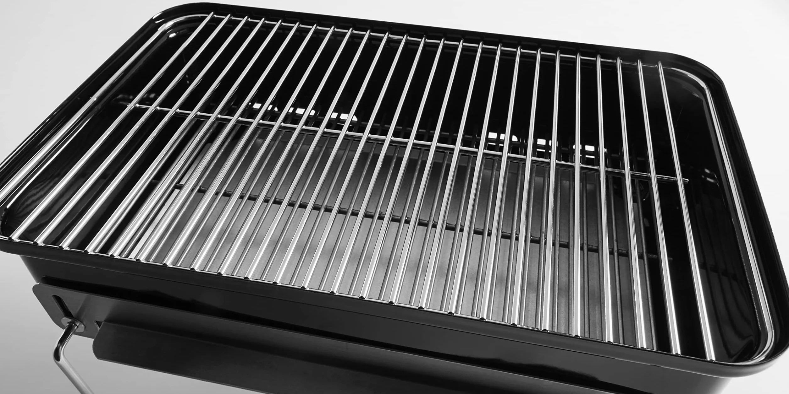 Weber Barbecue au Charbon Go-Anywhere Portable, Pieds Repliables, Design Compact, 42x26 cm, Noir