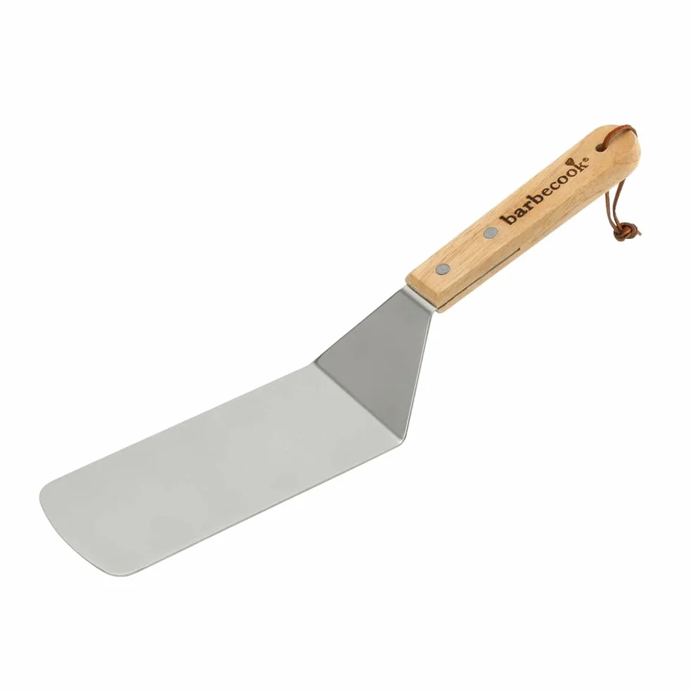 Barbecook spatule à poisson barbecue inox bois 37cm Argent