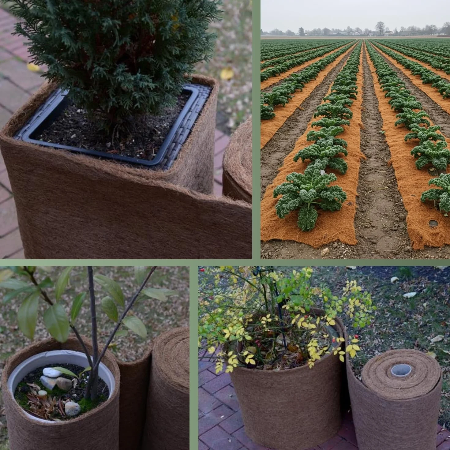 Tapis Coco Protection Hiver Plantes 0,5 m Largeur Vendu au mètre