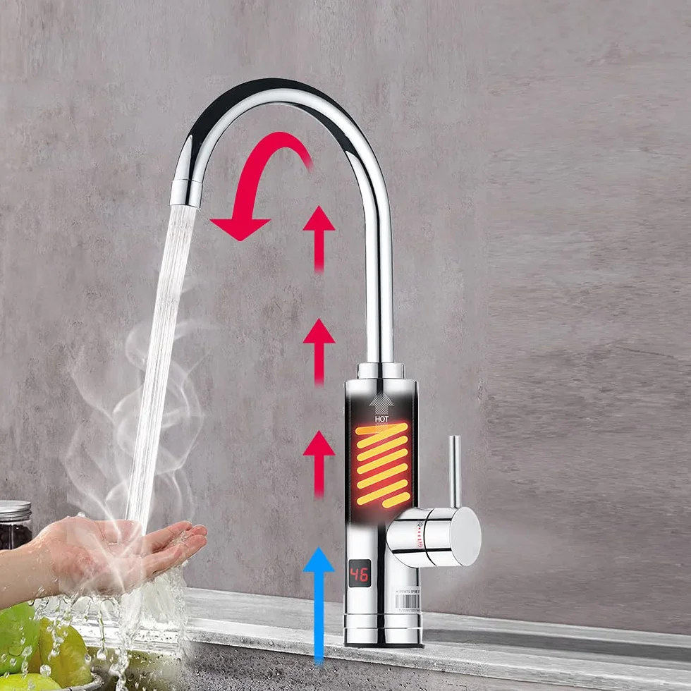 HOGART Robinet Électrique Chauffage Instantané 230 V 2 embouts