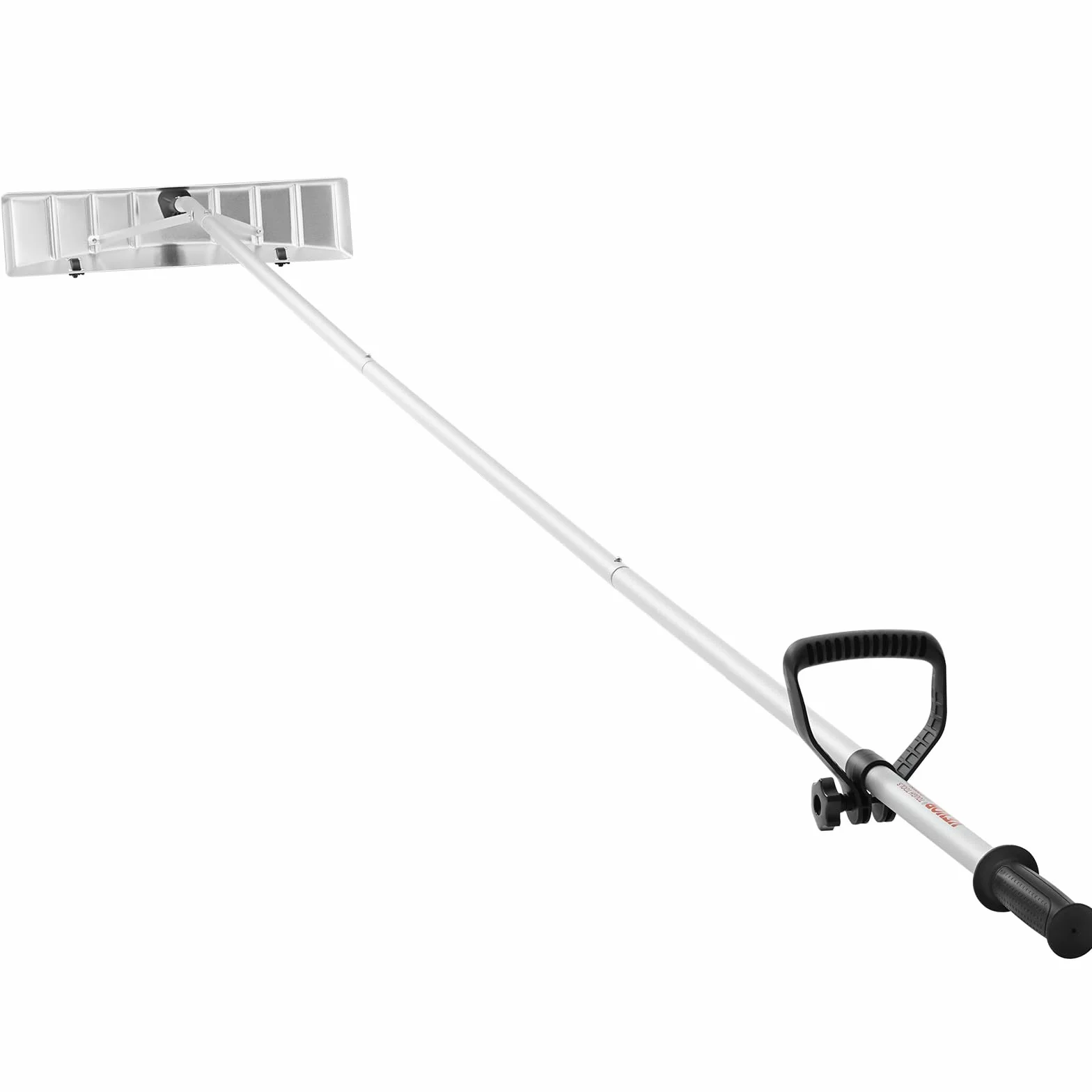 VEVOR Râteau à Neige de Toit 63,5 cm Aluminium Portée 644,5 cm Roues de Protection Poignée Antidérapante Réglable