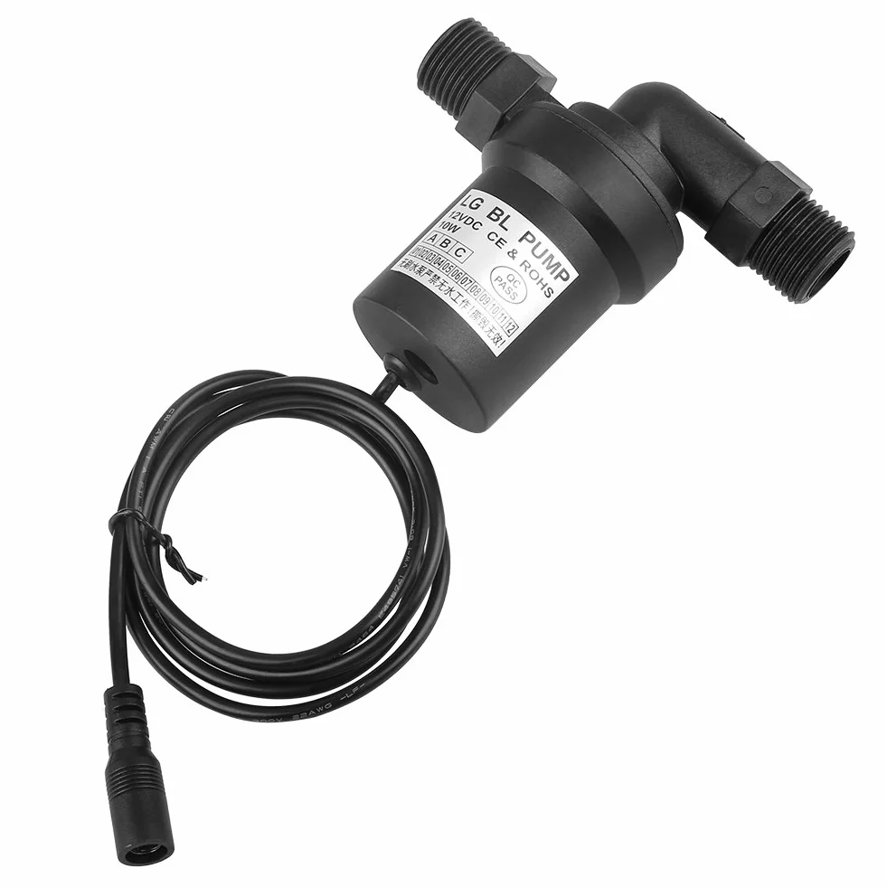 Pompe Solaire, 10W Pompe à Eau Solaire DC 12V, Pompe à eau submersible sans balai, Fontaine Solaire Pompe, système de circulation de l'eau, pour le pompage de circulation