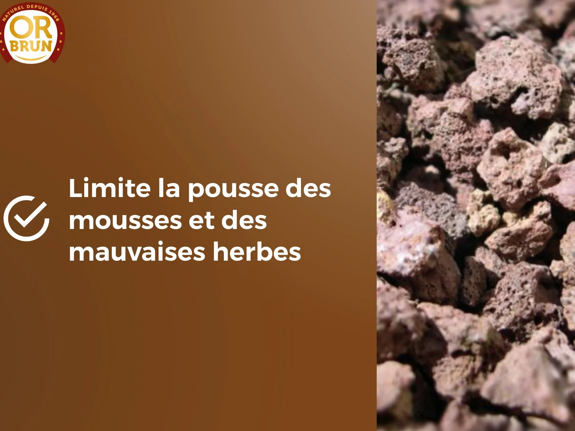 Pouzzolane Paillage 6L Protection Plantes