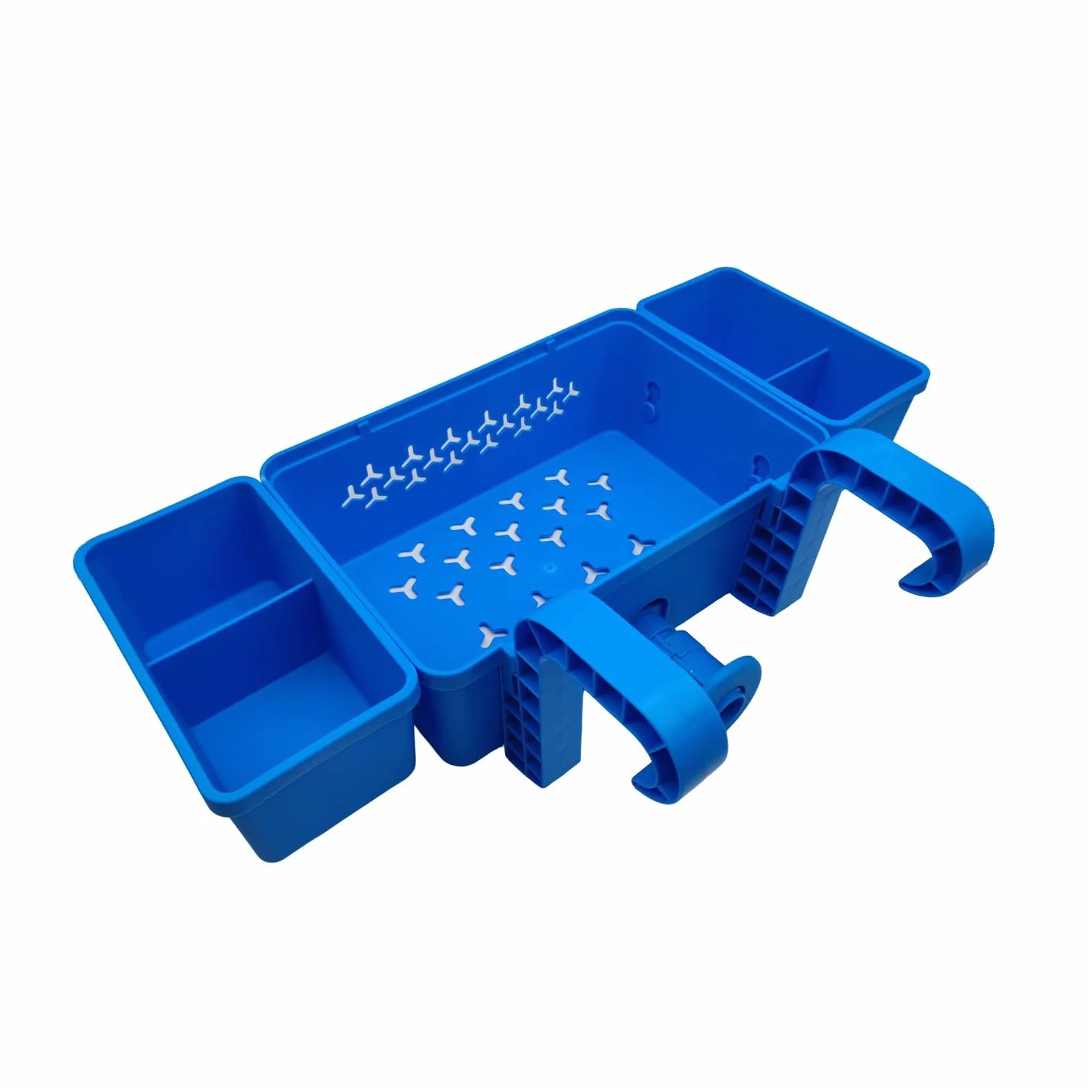 Panier de rangement pour piscine hors sol - Support multifonctionnel au bord de la piscine
