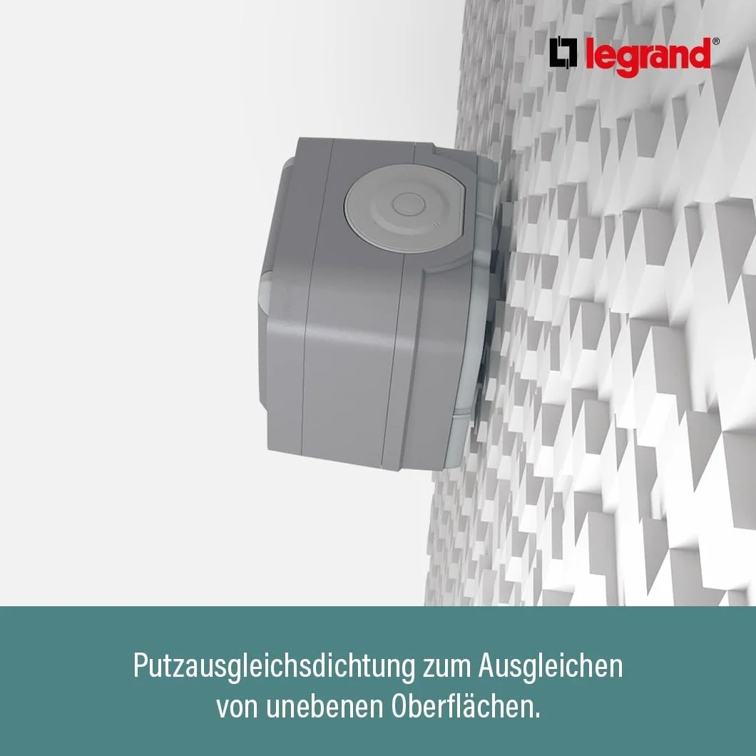 Legrand 069849L PL-COMP E/S PULS PERS 10A BL Baumarkt, gris