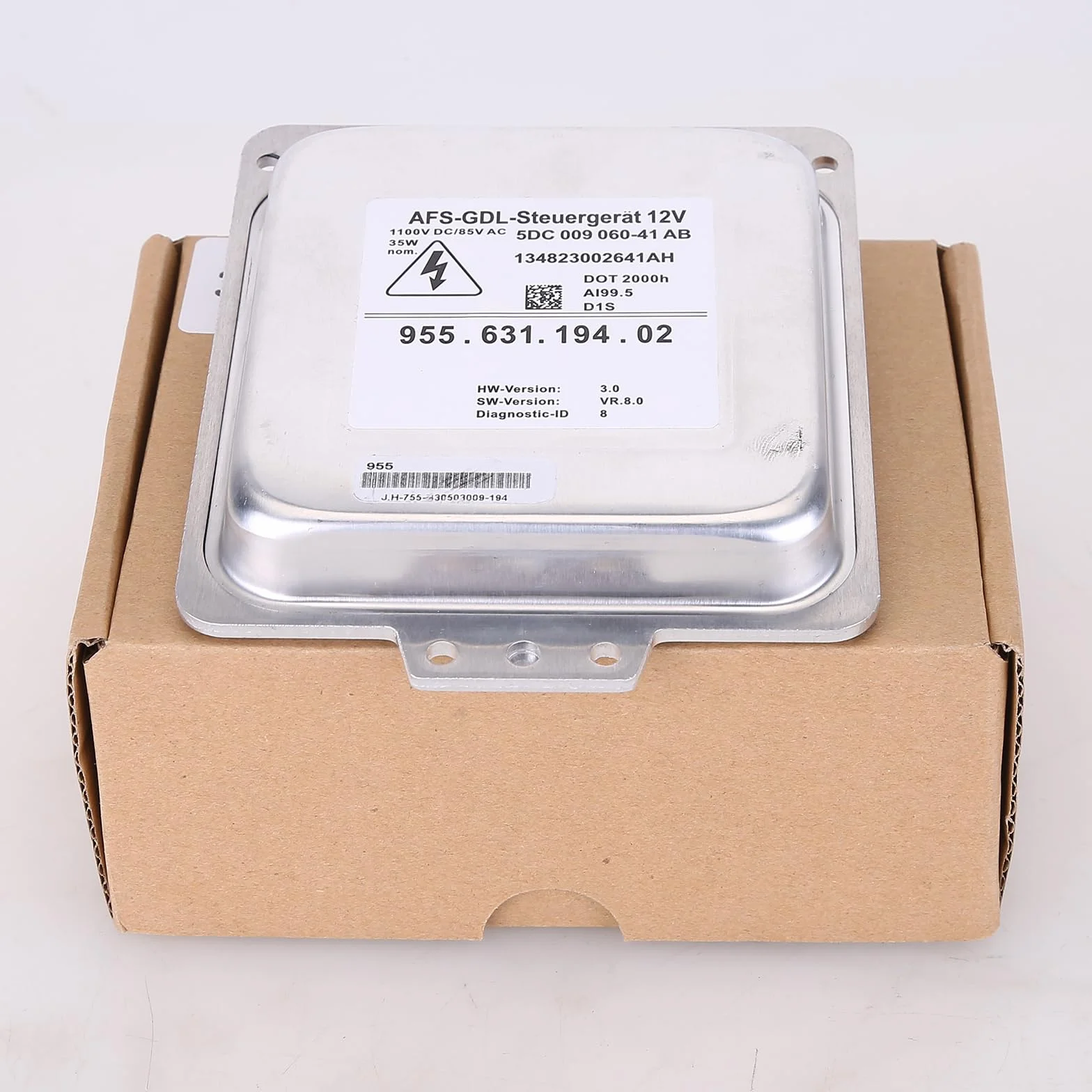 Module de contrôle de phare au xénon D1S pour Cayenne 2007-2010 5DC00928500 Compatible avec ballast xénon HID pour phare, module de ballast 95563119401 95563119402 35W 85V
