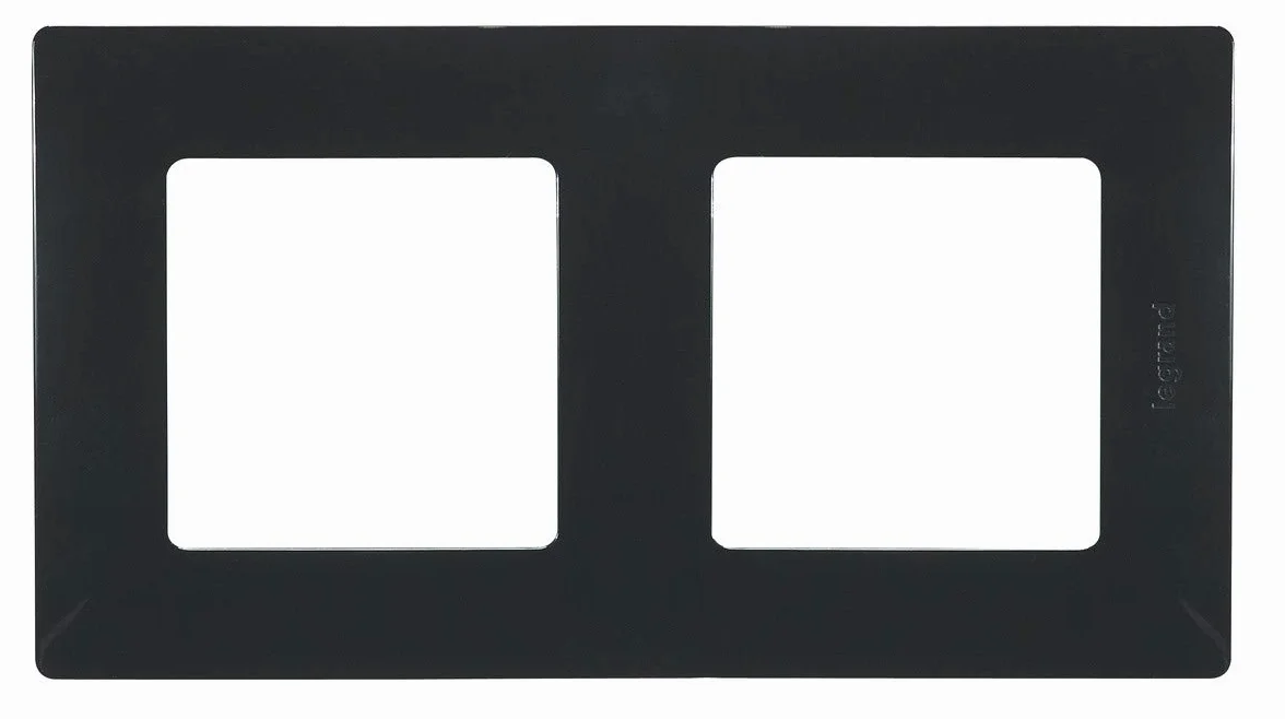 Legrand LEG96714 Plaque Galet 2 postes Niloe