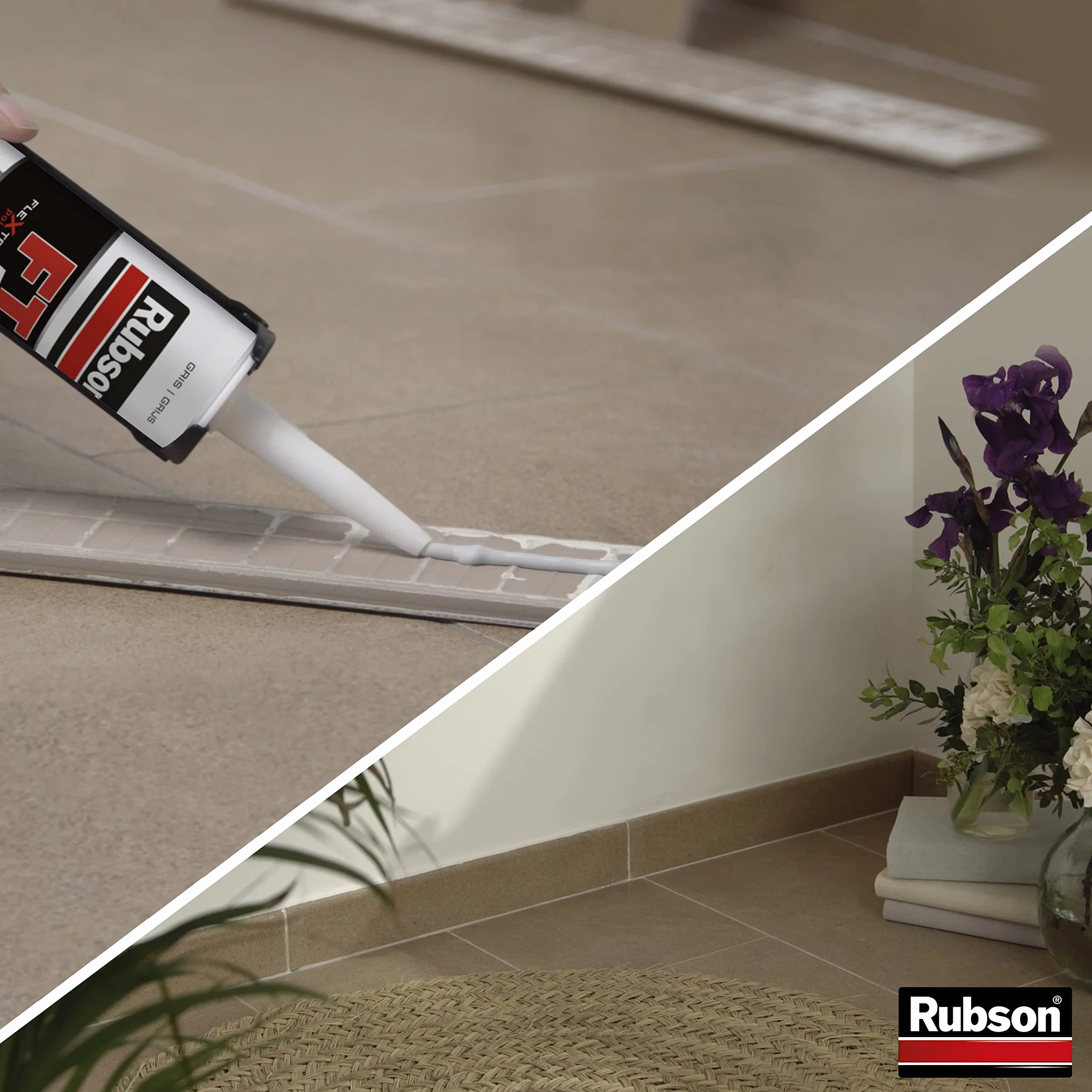 Rubson Mastic FT 101 Joint Fissure & Colle RAL 7016 (cartouche 280 ml) – Mastic polyvalent tous matériaux – Étanche & résistant