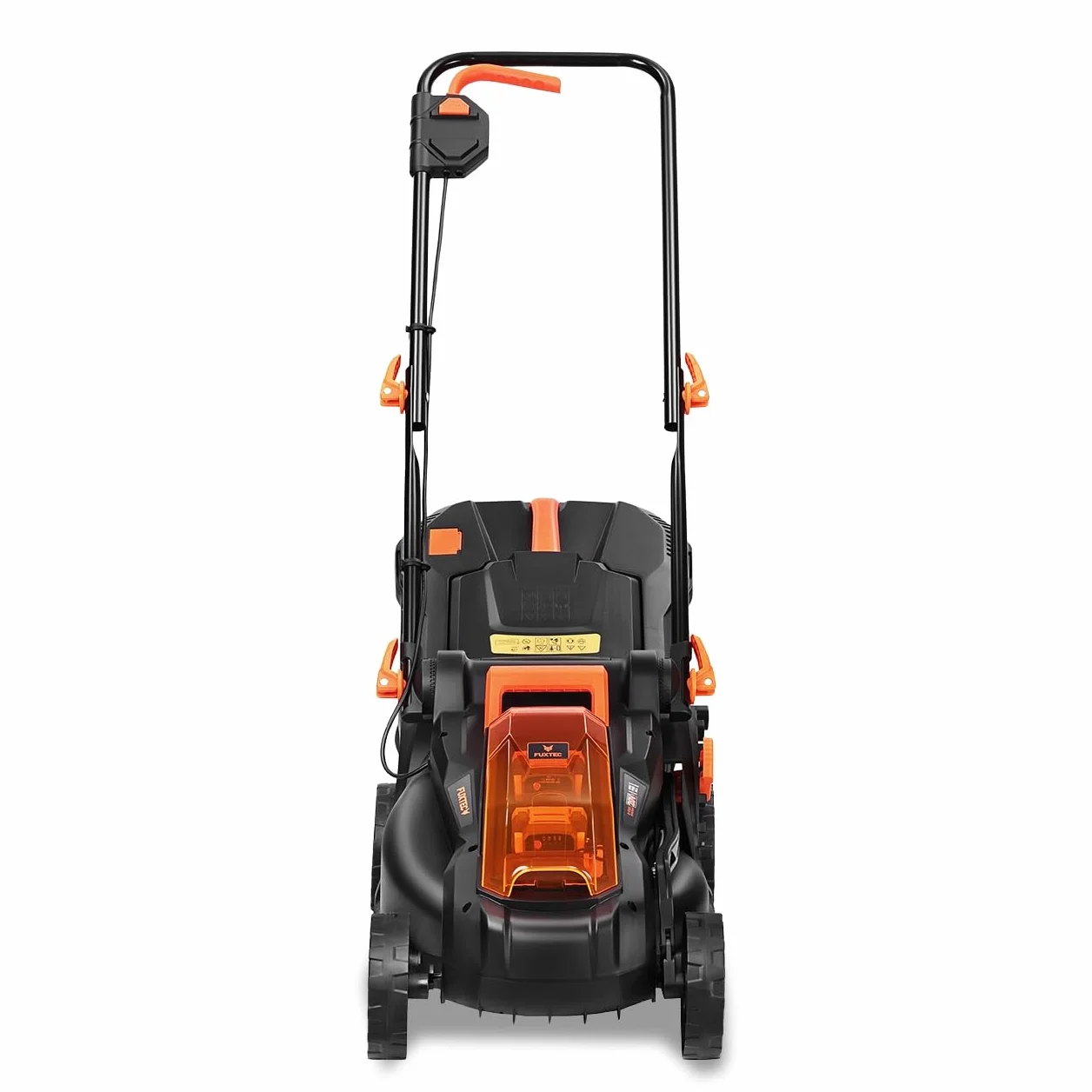 FUXTEC FX-E1RM20-33 cm Tondeuse à Gazon à Batterie 40V (2X20V) Set avec 2 Batteries 2Ah et Double Chargeur 2,4A