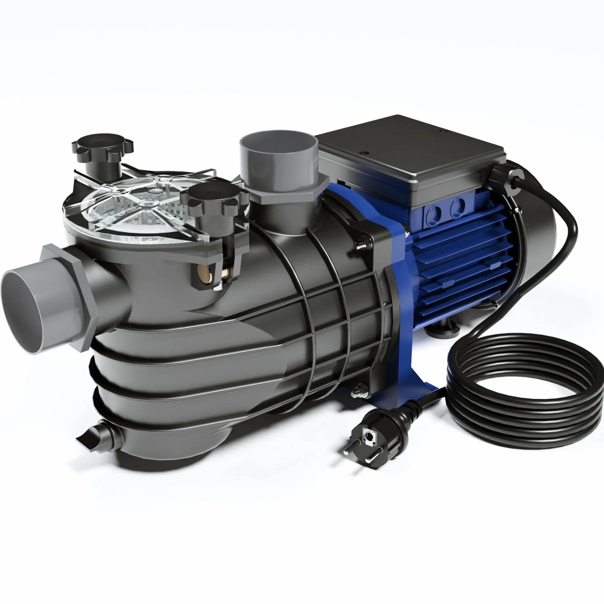 Pompe piscine 180 W Débit 10800 l/h Hauteur refoulement 8 m Filtration Eau