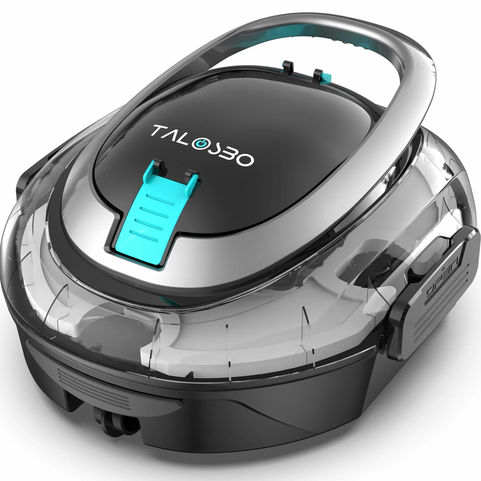 TALOSBO S2 Robot Piscine sans Fil, Double Filtration, 90 Min Autonomie, Nettoyeur Compact, pour Piscines Hors Sol 85 m²